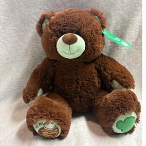 Build-A-Bear BAB Girl Scouts Thin Mint Cookie Plush Bear Brown Mint Green NWT